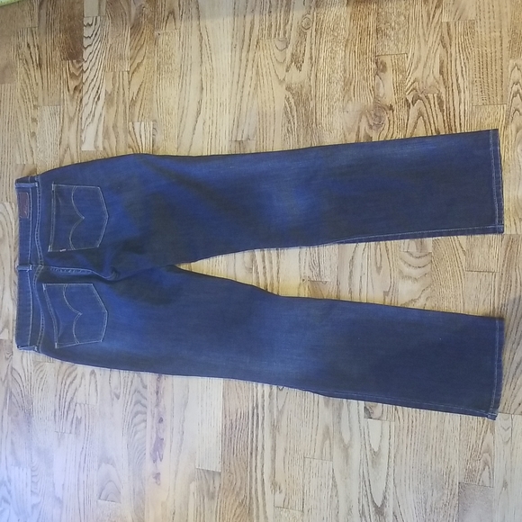 (W26) Levi's Demi Curve Straight Leg Jeans Contemporary Streetwear Trendy - Picture 9 of 10